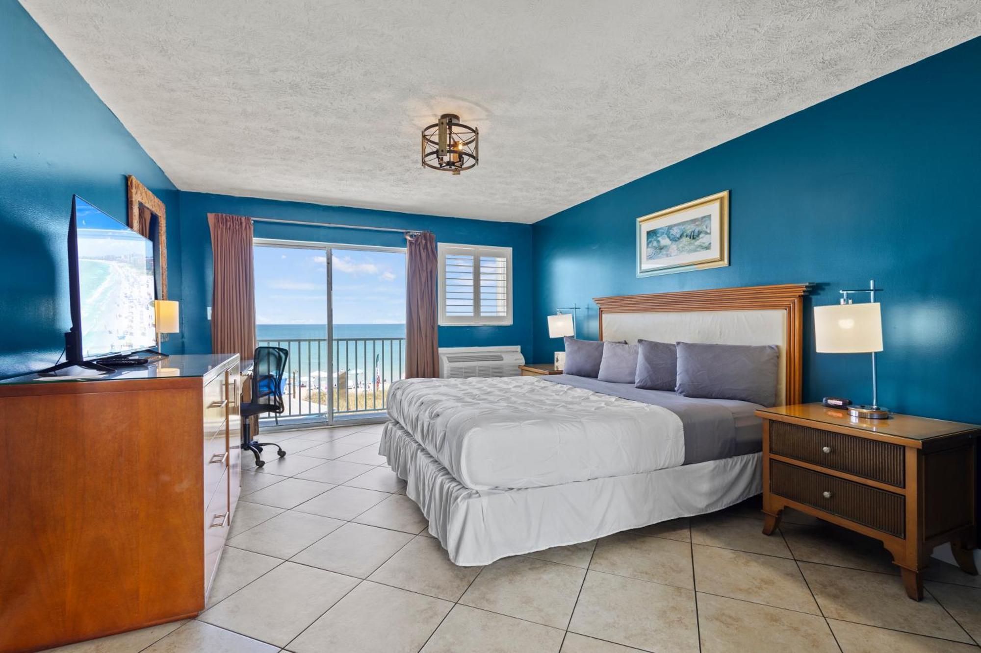 Ocean View Hotel Room With Balcony- King Bed #21 Fort Pierce Zewnętrze zdjęcie